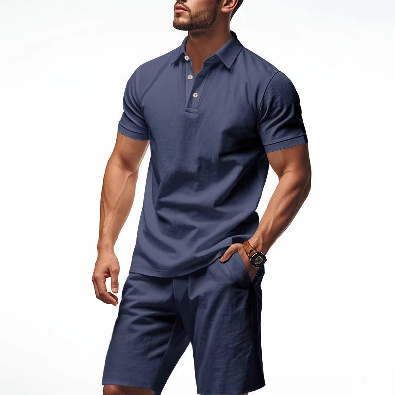 Nordholm Stockholm™ | Linne Summer Polo Set