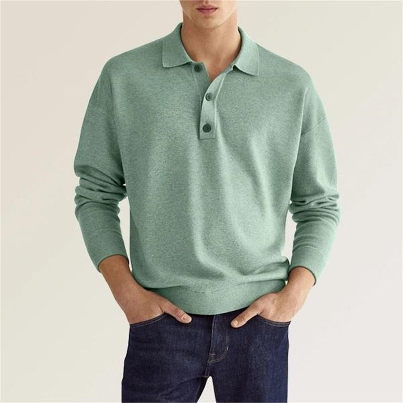Leo™ | Långärmad Poloshirt