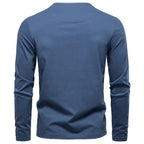 Beeckhoven™ | Långärmad Henley Skjorta för Herr