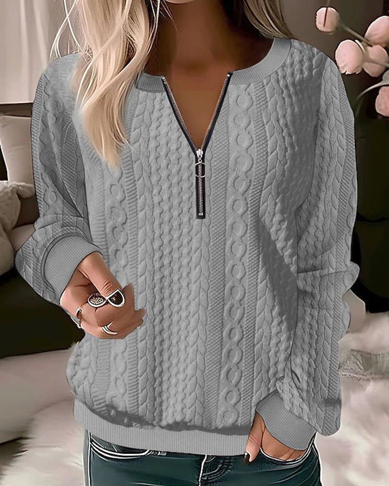 Aurora™ Luxe Zip-Up Sweater