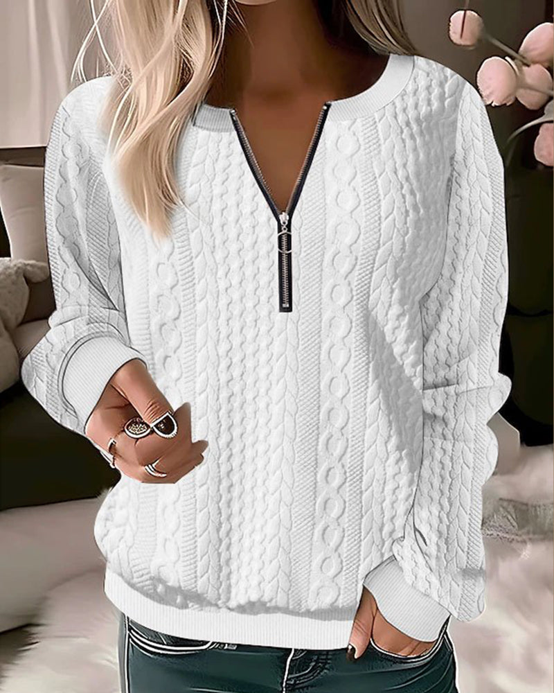 Aurora™ Luxe Zip-Up Sweater