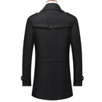 Icone™ WinterCoat: Lyxig Dubbel Krage Stilren Vinter Trenchcoat
