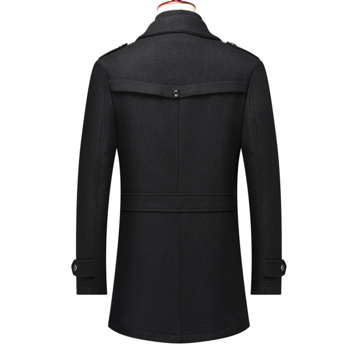 Icone™ WinterCoat: Lyxig Dubbel Krage Stilren Vinter Trenchcoat