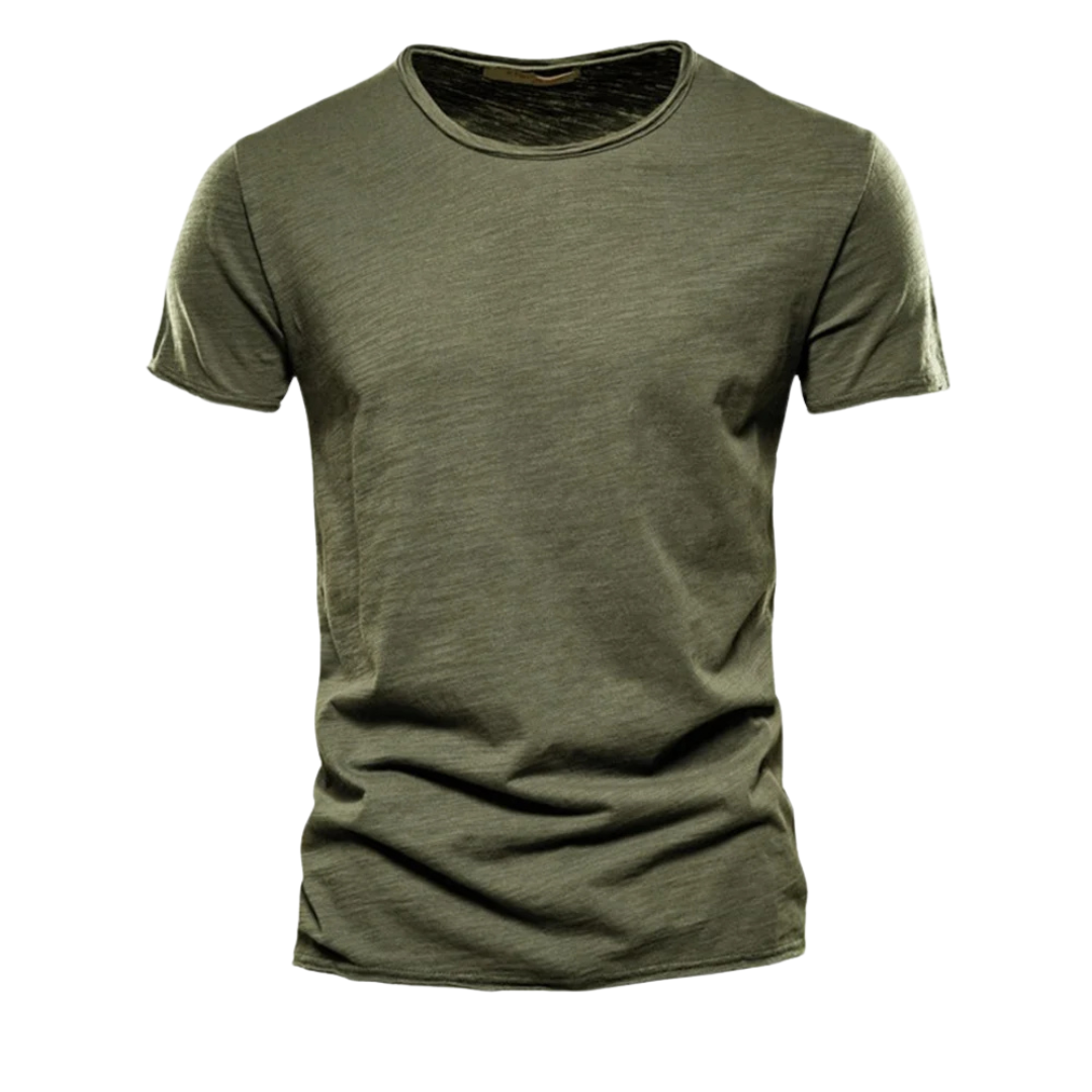 Beeckhoven™ | Sommar T-shirt med Rund Hals (Köp 1, Få 1 GRATIS)