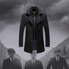Icone™ WinterCoat: Lyxig Dubbel Krage Stilren Vinter Trenchcoat
