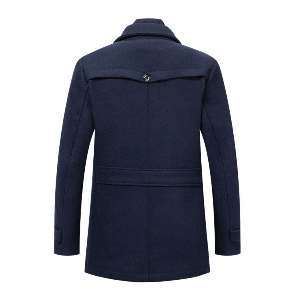 Icone™ WinterCoat: Lyxig Dubbel Krage Stilren Vinter Trenchcoat
