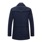 Icone™ WinterCoat: Lyxig Dubbel Krage Stilren Vinter Trenchcoat