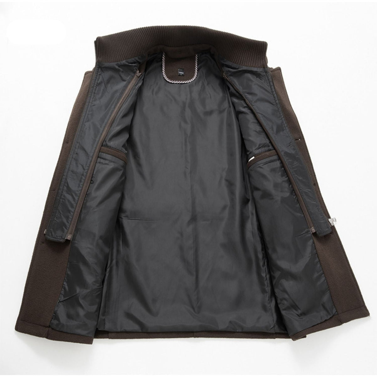 Icone™ WinterCoat: Lyxig Dubbel Krage Stilren Vinter Trenchcoat