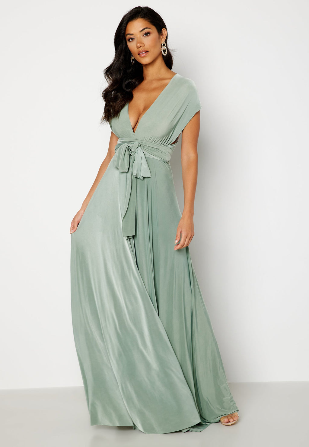 Multi Tie Maxi Dress