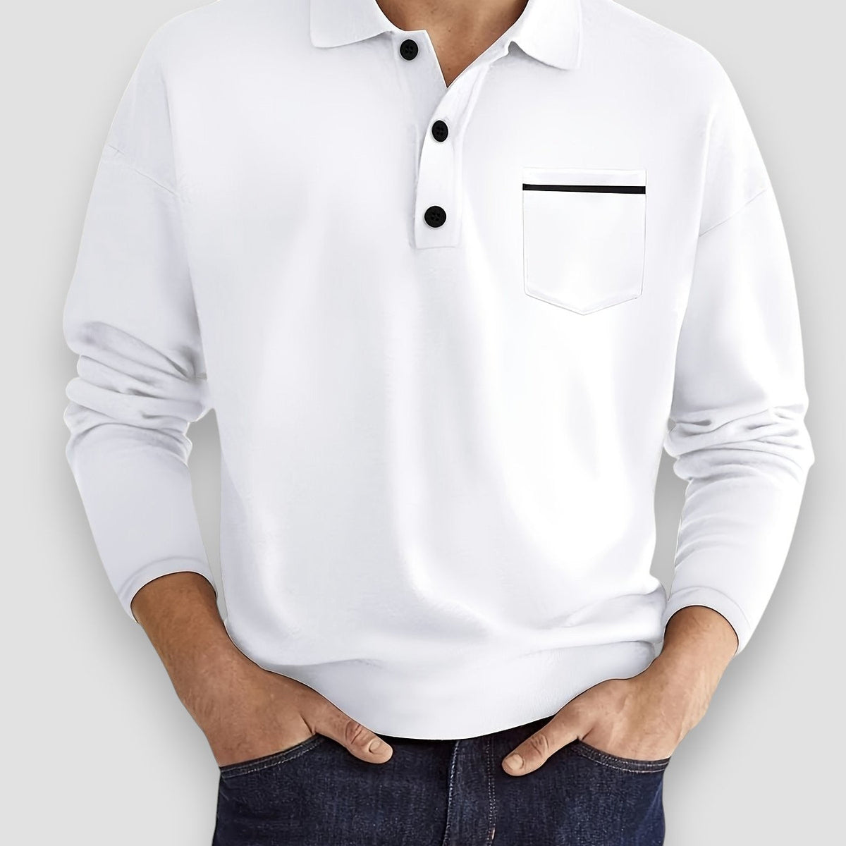 Beeckhoven™ | Casual Poloshirt med Bröstficka (Köp 1, Få 1 GRATIS)